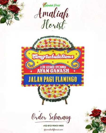 Sewa Papan Bunga Numba