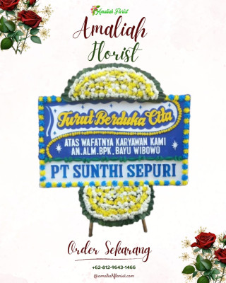 Papan Bunga Duka di Numba